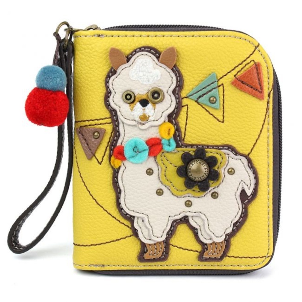 Chala Llama Zip Wallet